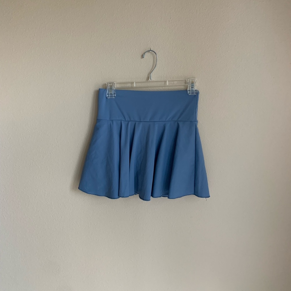 Halara Skirt w/ shorts underneath. Size S. Blue.